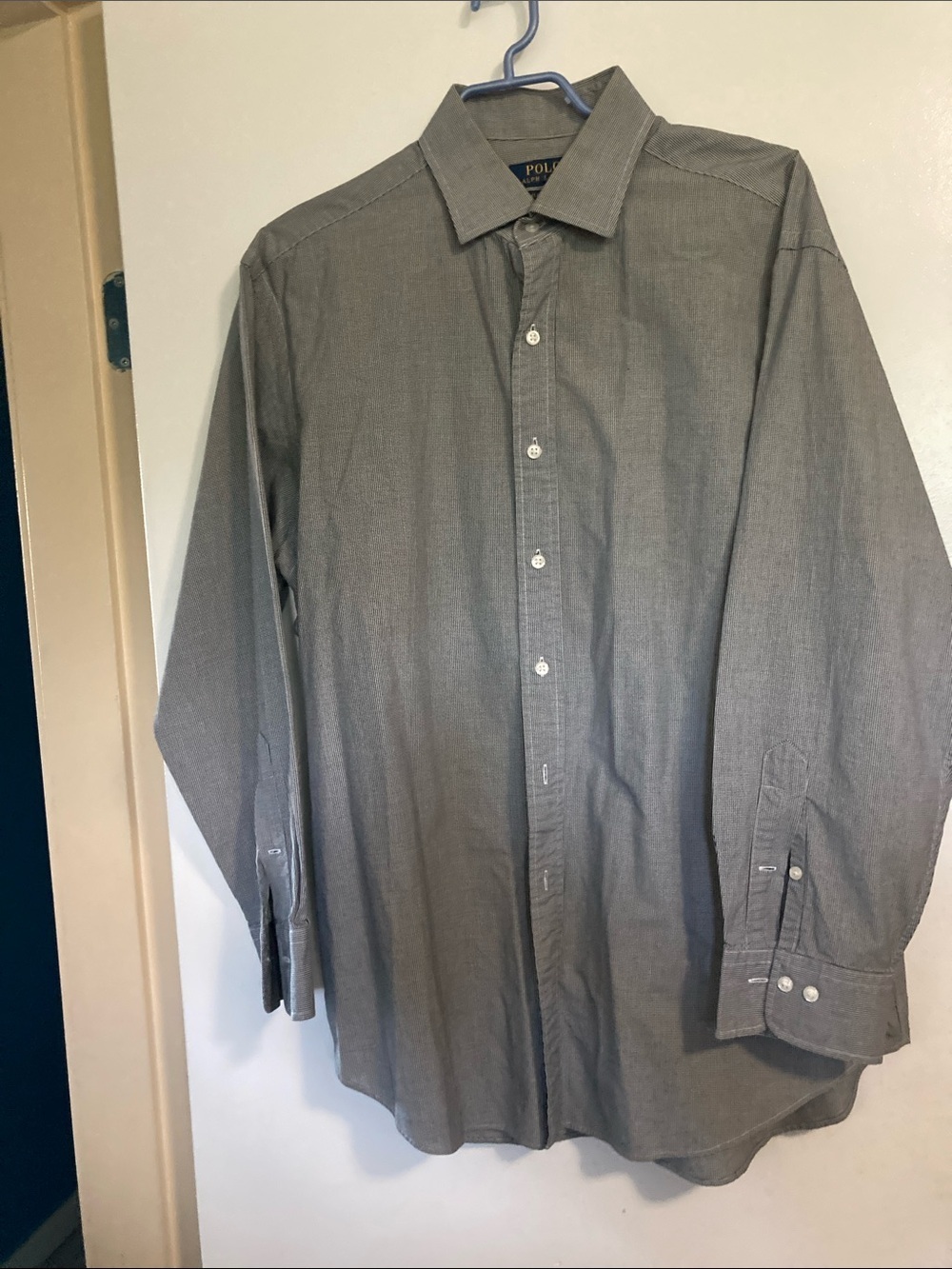 polo Ralph Lauren men’s button down shirt gray 17